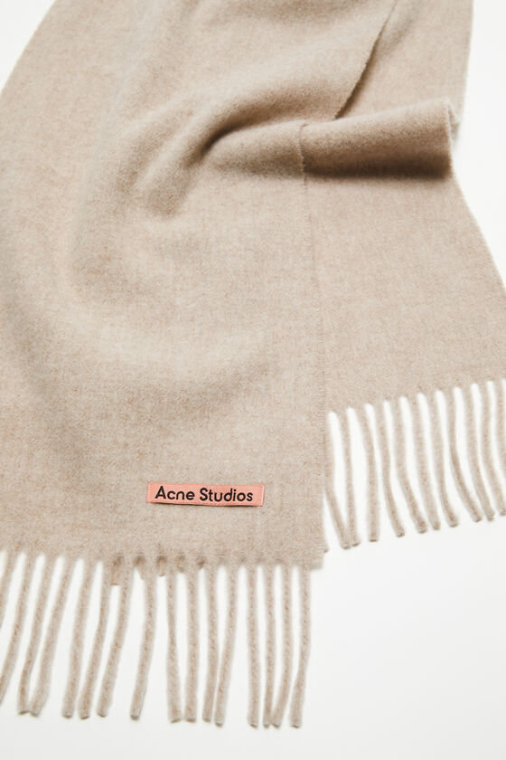 (image for) User-Friendly Fringe wool scarf - skinny